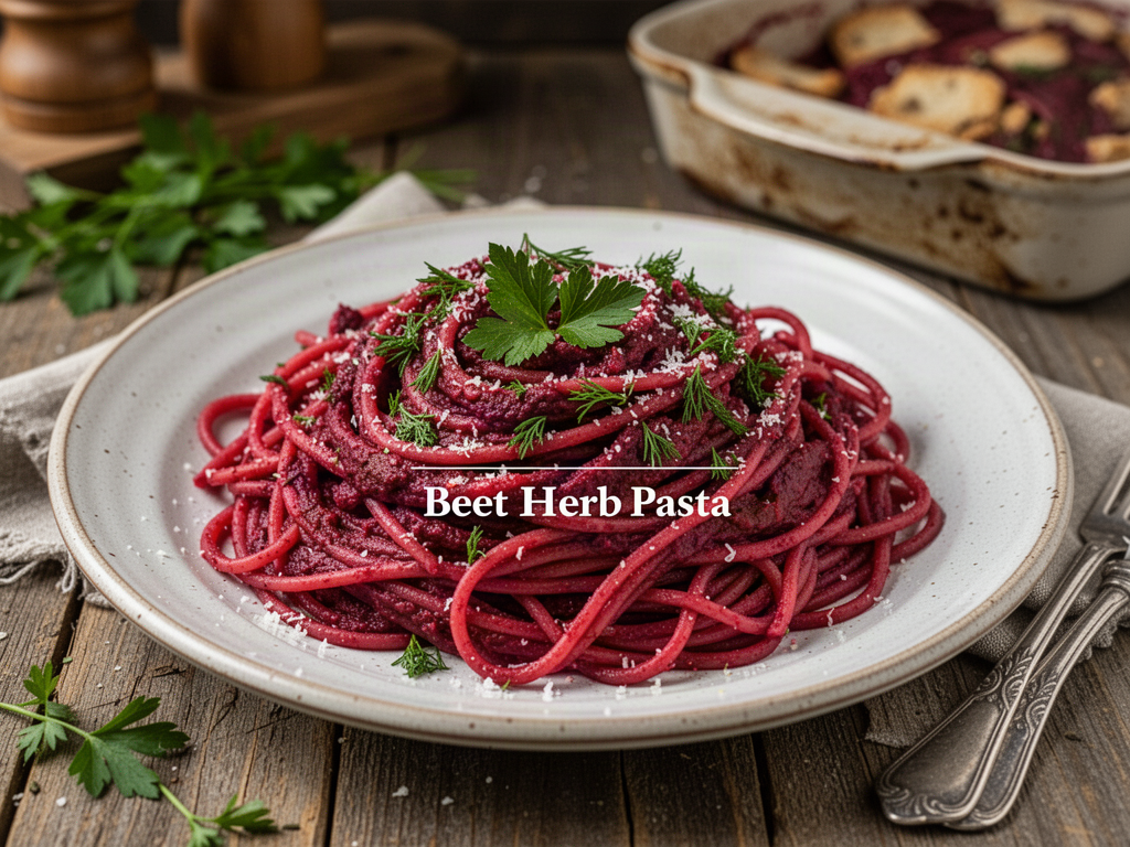 Beet Herb Pasta