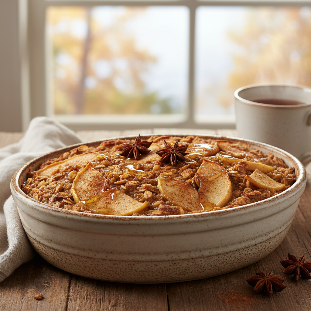 Apple Cinnamon Oat Bake