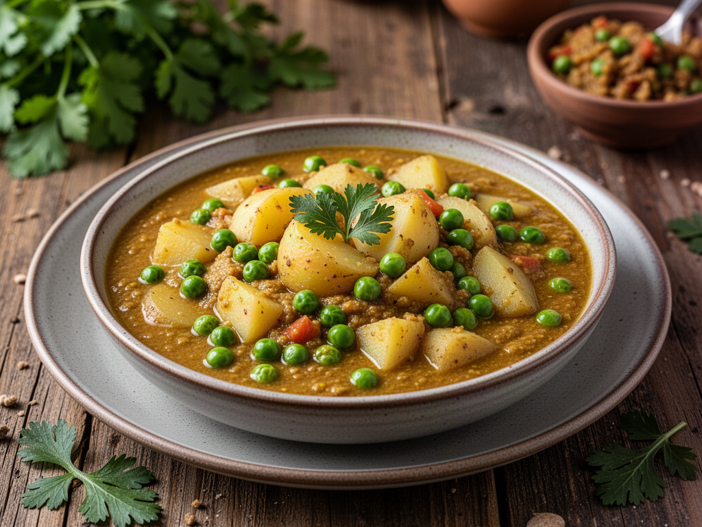 Potato Pea Curry
