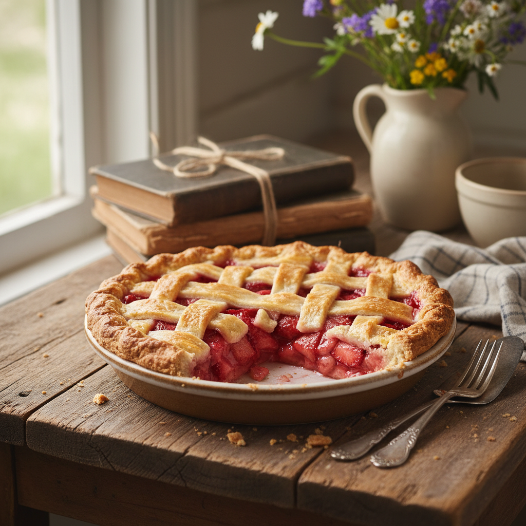 Heritage Rhubarb Pie