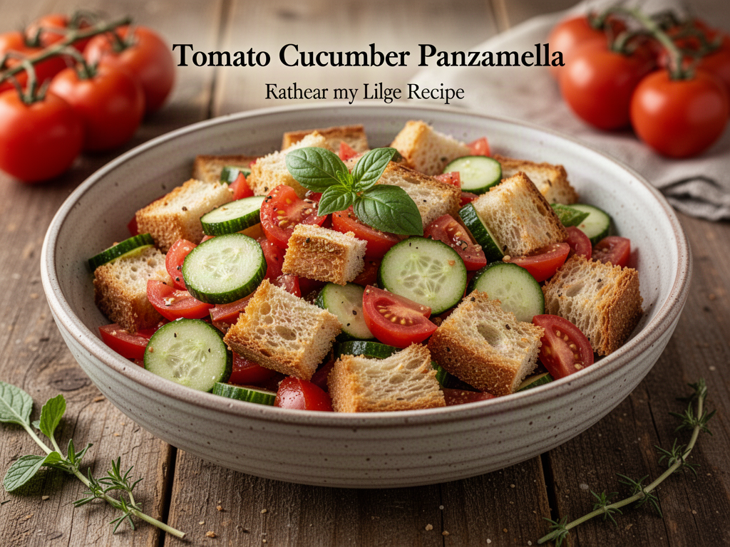 Tomato Cucumber Panzanella