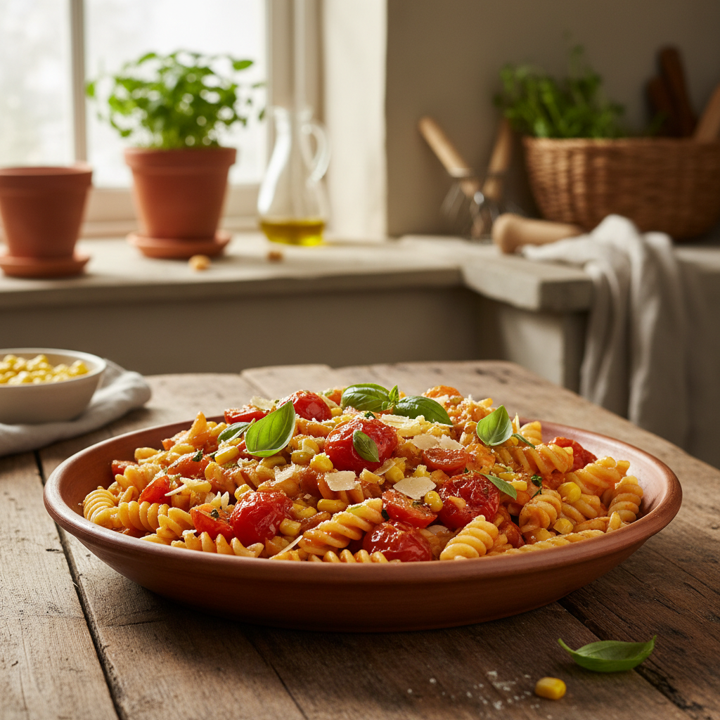 Tomato Corn Pasta