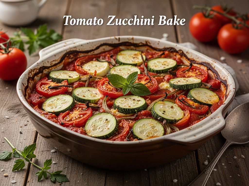 Tomato Zucchini Bake