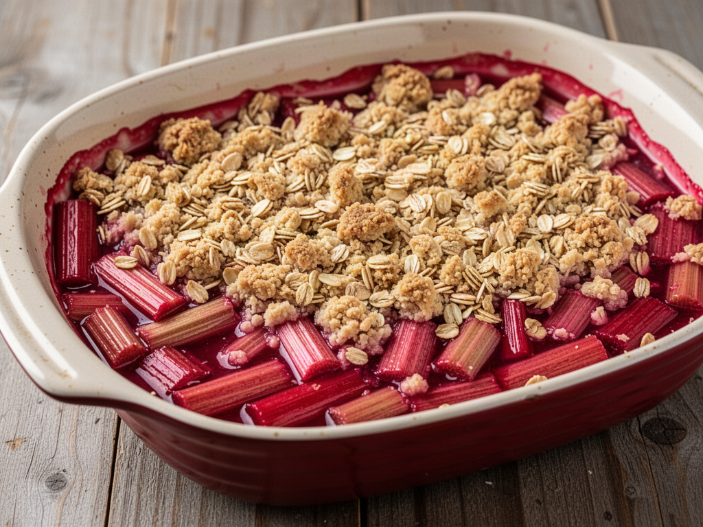 Rhubarb Crisp
