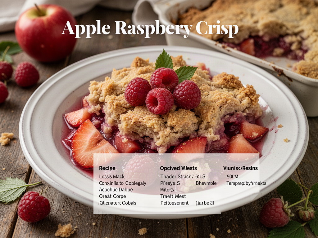 Apple Raspberry Crisp