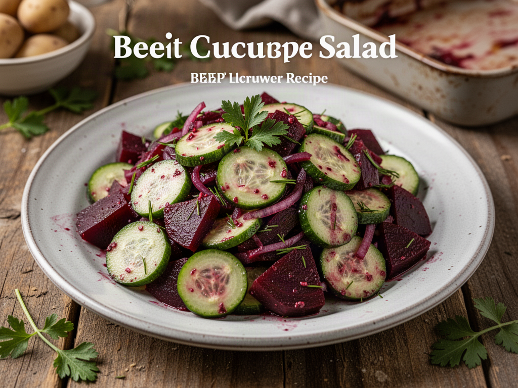 Beet Cucumber Salad