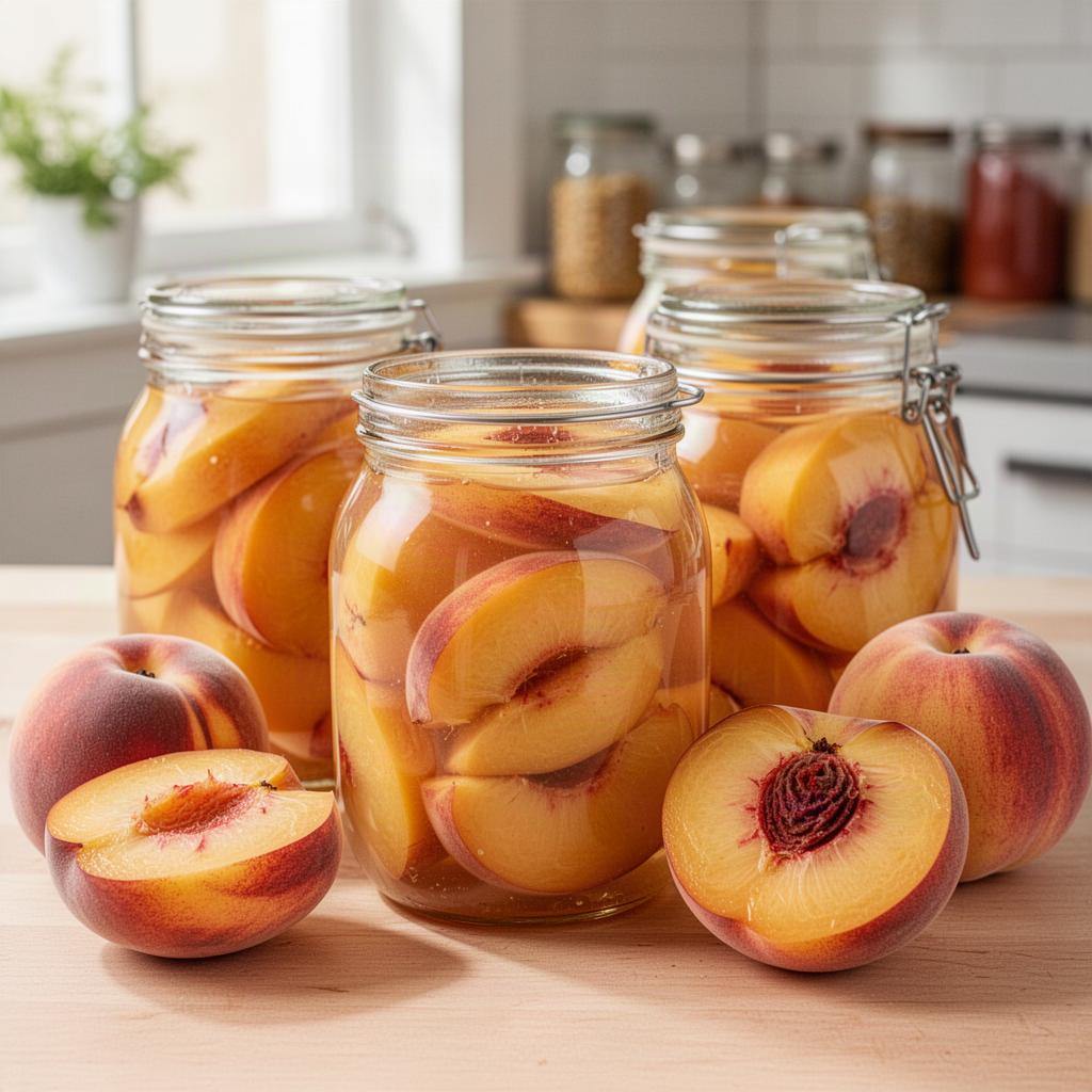 Canned Peach Halves