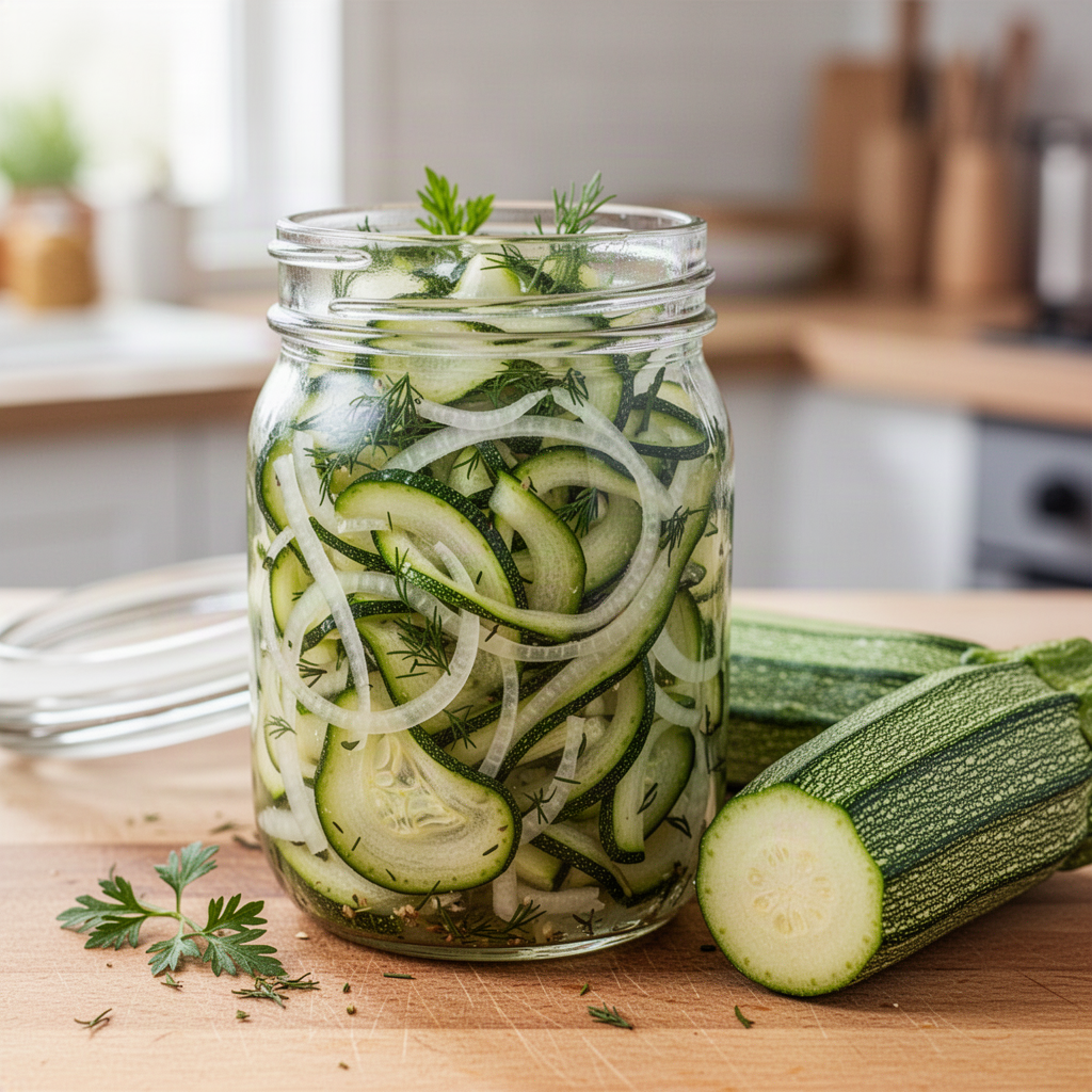 Pickled Zucchini