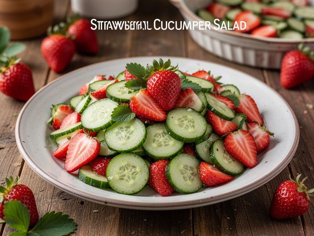 Strawberry Cucumber Salad