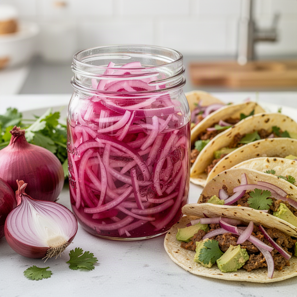 Fridge Pickled Onions