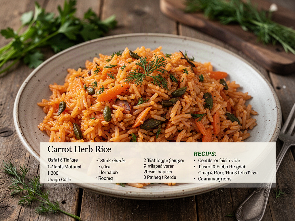 Carrot Herb Rice
