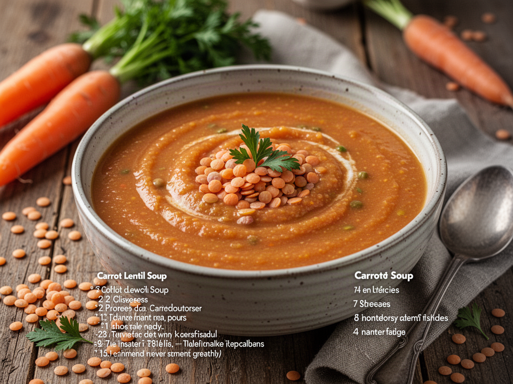Carrot Lentil Soup