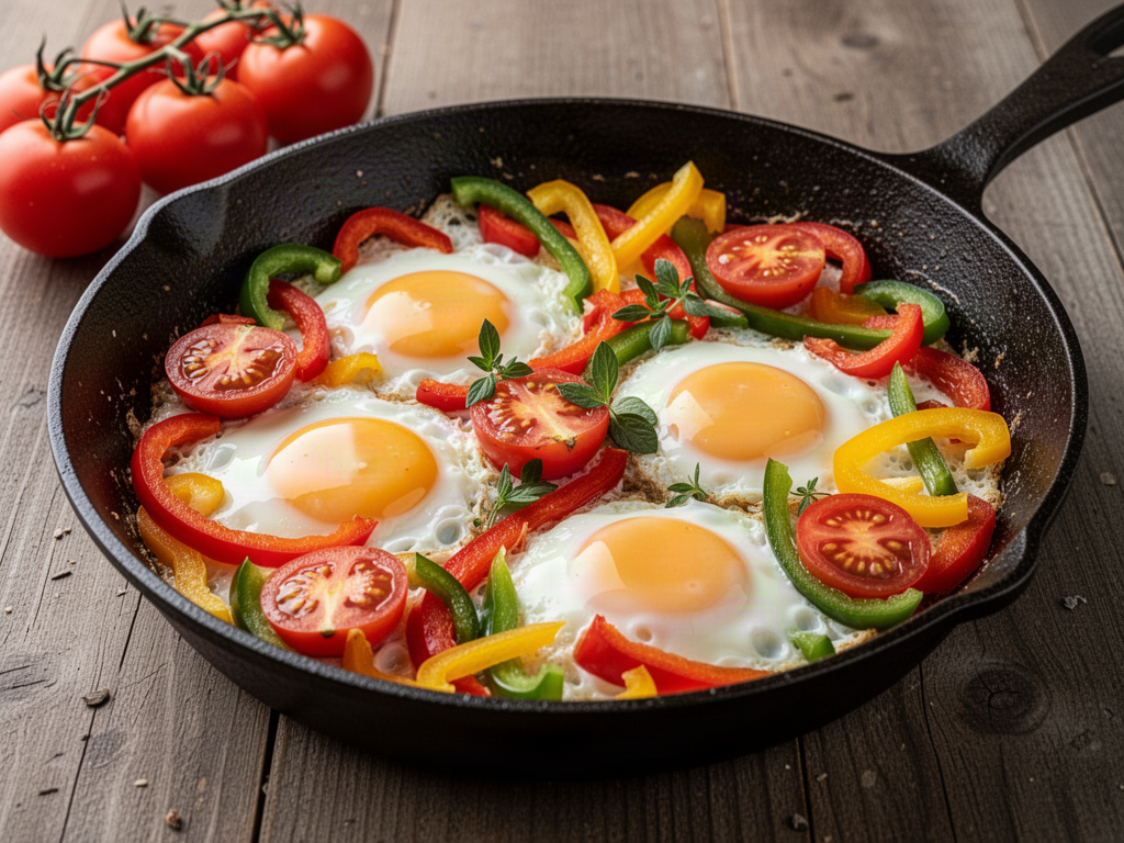 Tomato Pepper Eggs