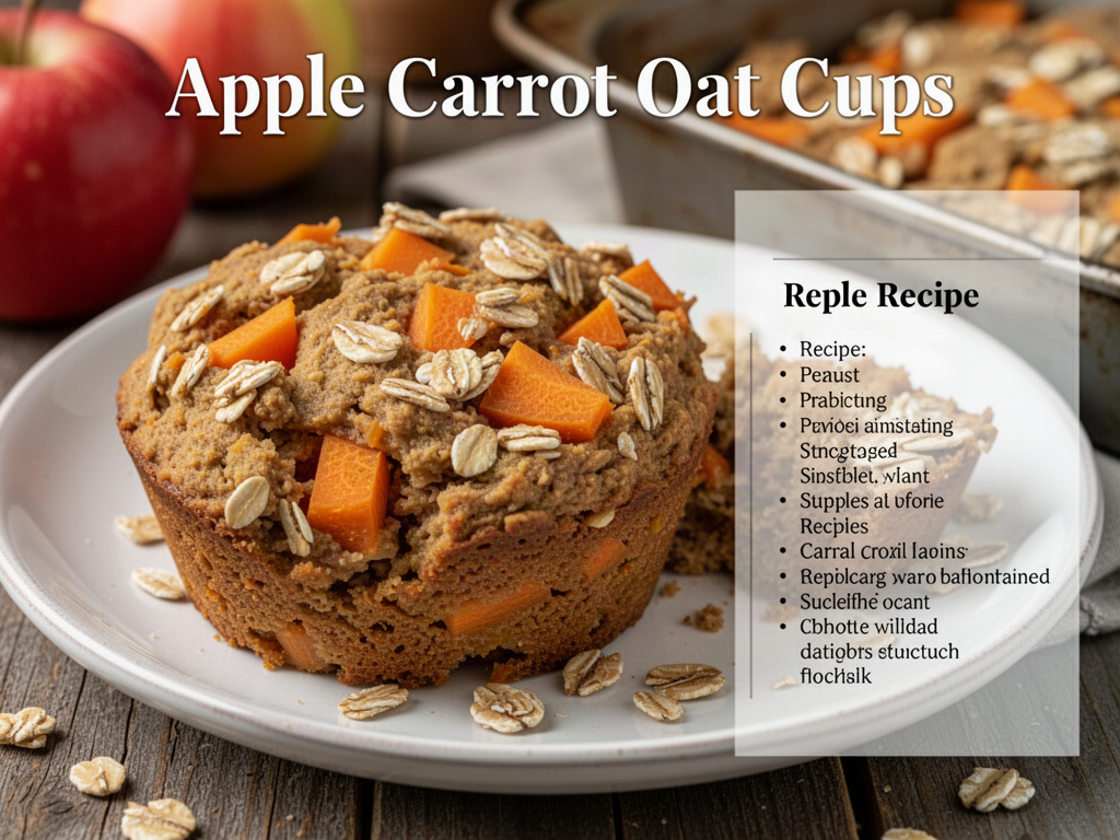Apple Carrot Oat Cups