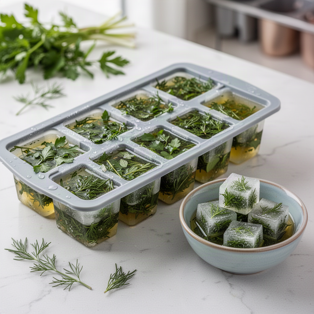 Frozen Herb Cubes