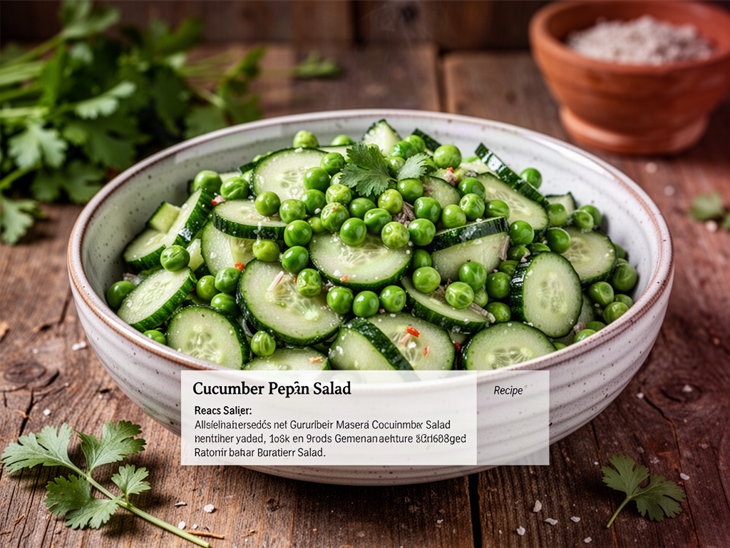Cucumber Pea Salad