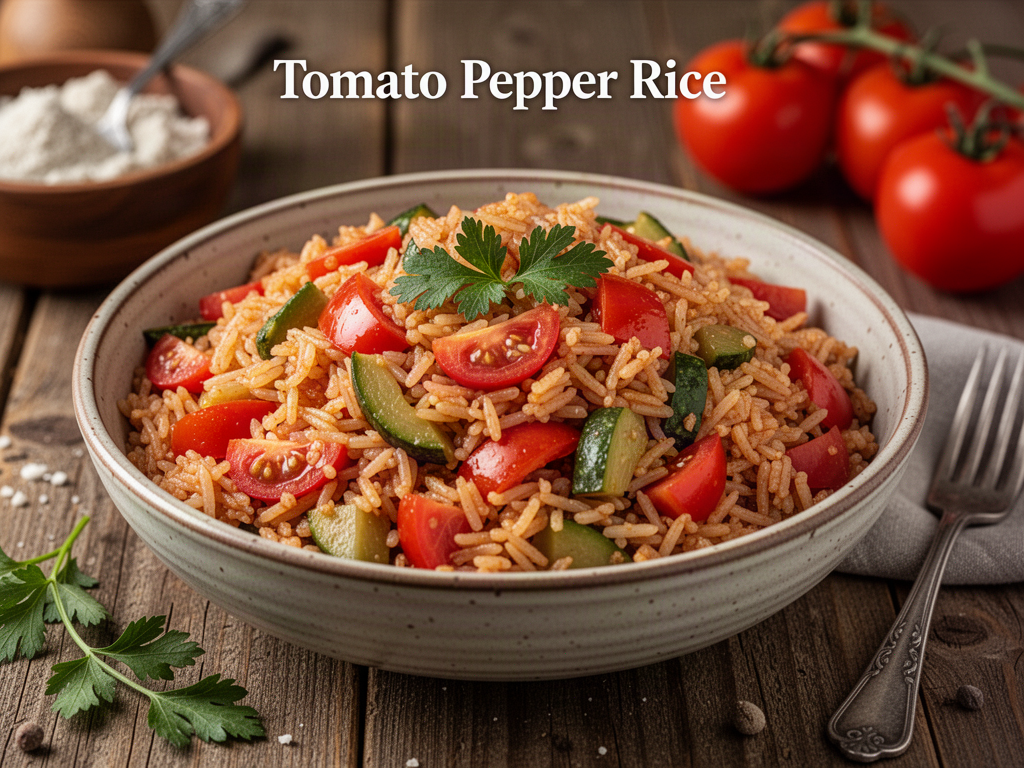 Tomato Pepper Rice