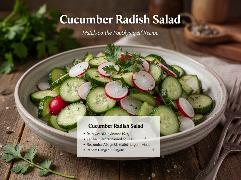 Cucumber Radish Salad