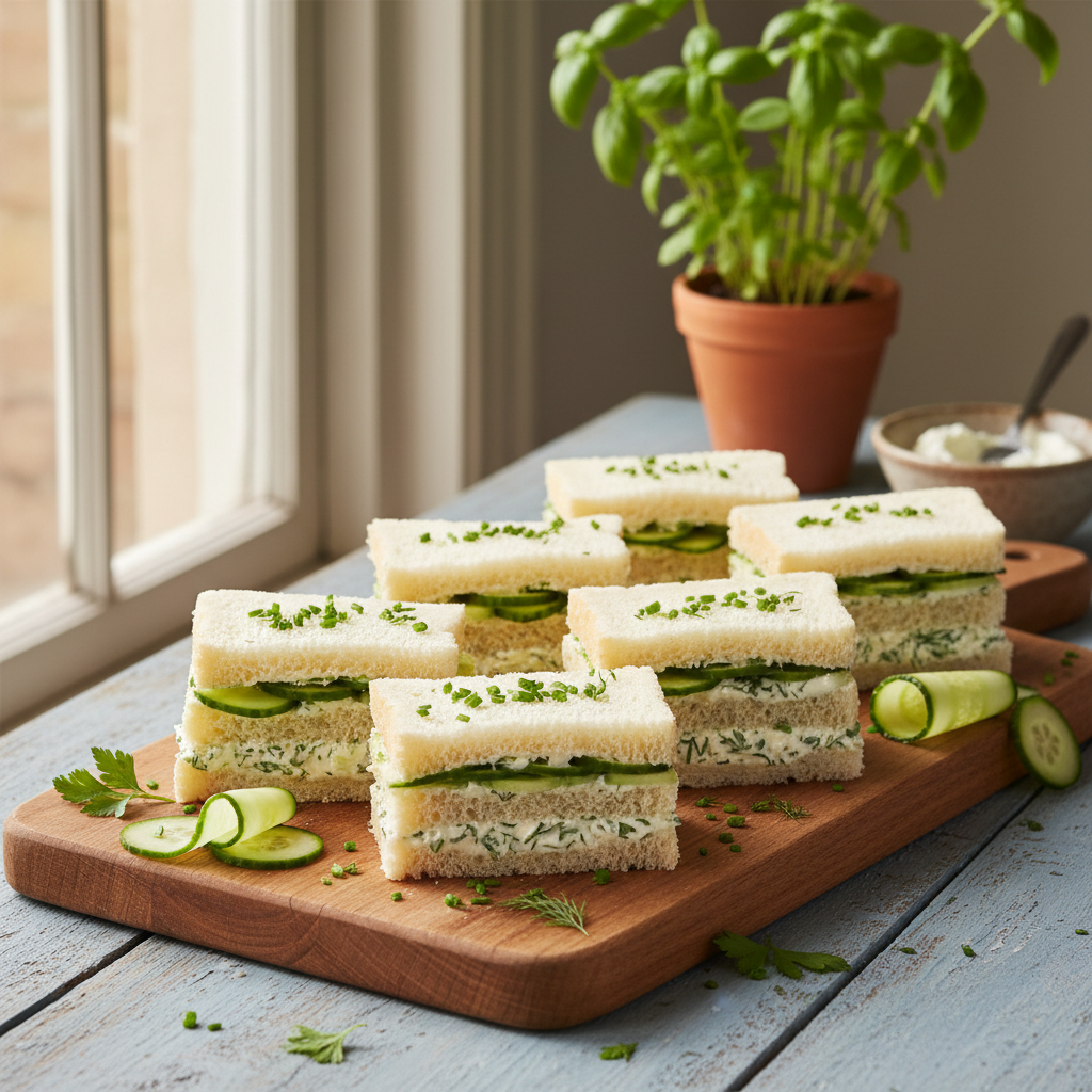 Cucumber Herb Sandwiches