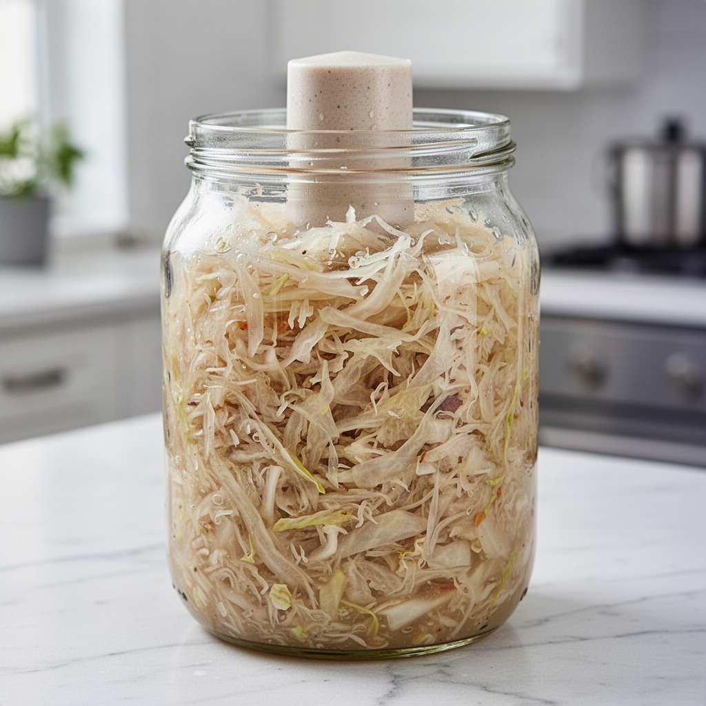 Fermented Cabbage (Sauerkraut)