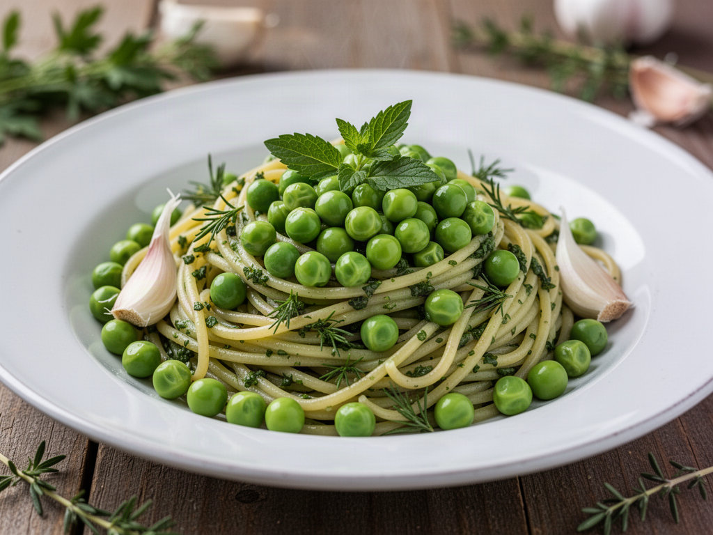 Fresh Pea & Herb Pasta
