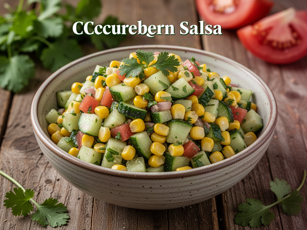 Cucumber Corn Salsa
