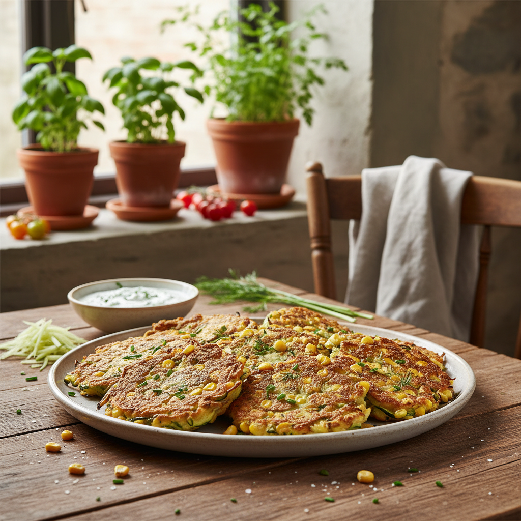 Zucchini Corn Fritters