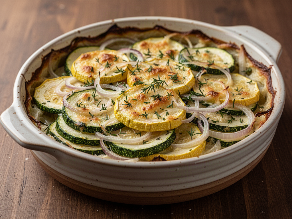 Summer Squash Gratin